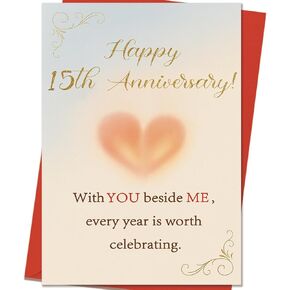 Anniversary Card | Happy Anniversary Decorations Gifts for Husband Wife Couple Women Men Him Her in Kuwait