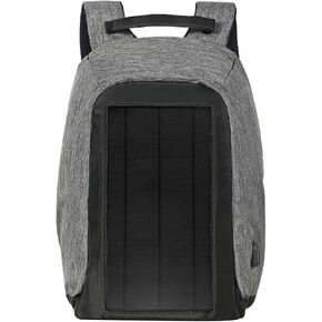Jauch Solar Backpack London 40 Anti Theft | 10W Integrated Solar Panel with 5V USB Charging Port | 40 Litres | Water Resistant, Durable | Charges smartphones, tablets, GPS and other USB devices in Saudi Arabia