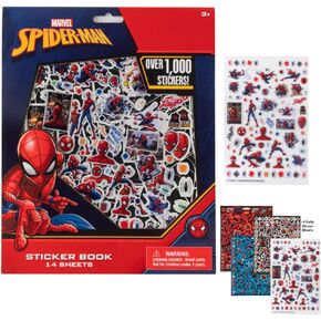 Marvel Spiderman Stickers for Kids, 14 Sheet Spiderman Sticker Book Set Including Puffy Stickers, 1200+ Stickers in Saudi Arabia