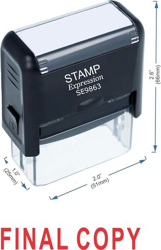Stampexpression - Office Office Office Office Enking Rubber Stamp - Red Ink (A -5521) in Saudi Arabia