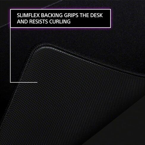 Sony INZONE Mat-F Control-Type Large Cloth Gaming Mousepad, Thick 6mm Cushion, High Friction, 480x400mm, Edge Stitched, SlimFlex Non-Slip Rubber Base, Developed with Fnatic in Saudi Arabia