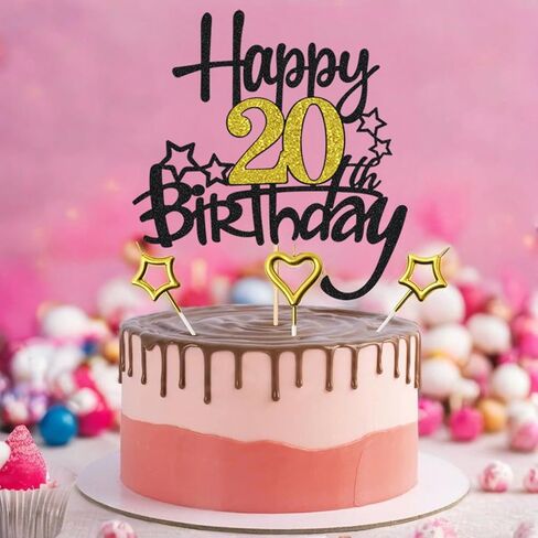 زخرفة كعكة عيد الميلاد الرابعة والأربعين ، نجم القلب شمعة شمعة بريق الكعكة توبيبر لعيد الميلاد الذكرى السنوية in Kuwait