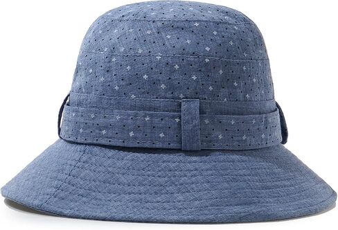 Glamorstar Cloche Hats for Women Vintage Bowler Hat Floral Fedora Bucket Hats in Kuwait