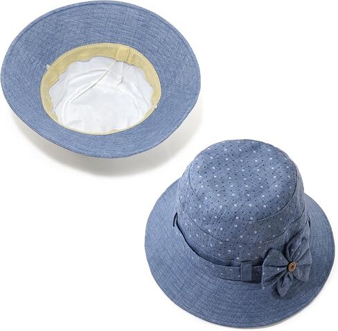 Glamorstar Cloche Hats for Women Vintage Bowler Hat Floral Fedora Bucket Hats in Kuwait