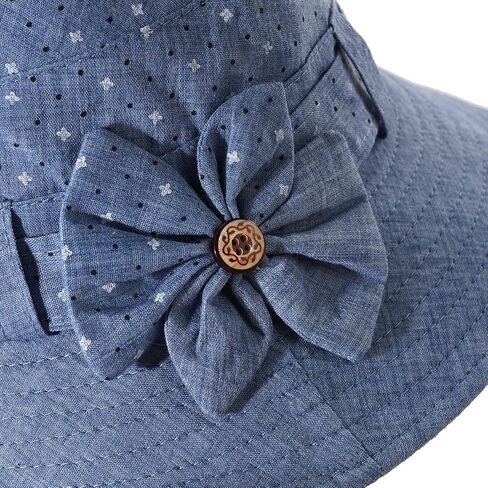Glamorstar Cloche Hats for Women Vintage Bowler Hat Floral Fedora Bucket Hats in Kuwait