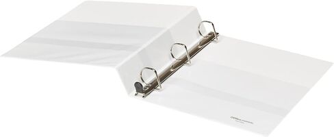 Office Depot® Brand Heavy-Duty View 3-Ring Binder, 1 1/2" D-Rings, 49% Recycled, White in Saudi Arabia