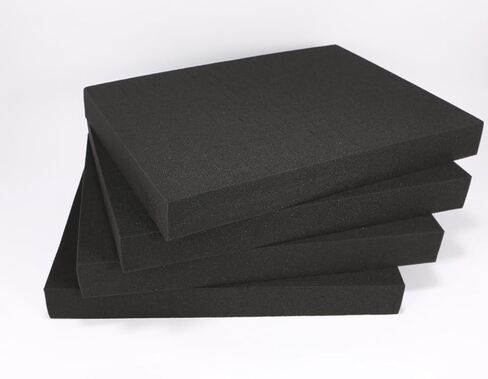 Pick Apart Foam Inserts for Cases, 4 Pcs Pick and Pluck Foam 16 x 12 x 2 Inch, Pre-Cubed Polyethylene Foam Sheet for Storage Drawer Tool Board Game Box Cases in Saudi Arabia