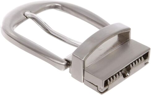 1 3/8" (34 mm) Nickel Free Round Reversible Clamp Belt Buckle in Saudi Arabia