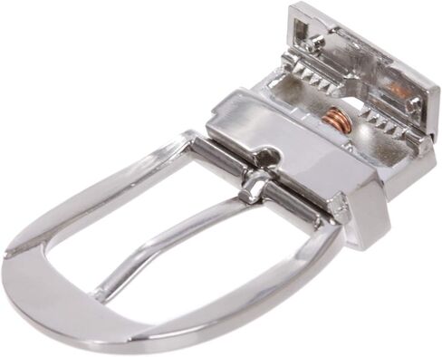 1 3/8" (34 mm) Nickel Free Round Reversible Clamp Belt Buckle in Saudi Arabia