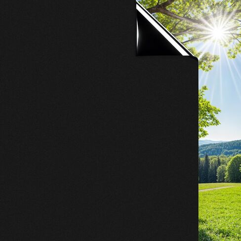 DARUITE Window Privacy Film Decorative, Flowers of Light and Shadow Patterned Frosted Rainbow Window Film, Anti-UV Stained Glass Window Clings, Static Cling Window Sticker for Home (11.8 x 78.7 inch) in Saudi Arabia