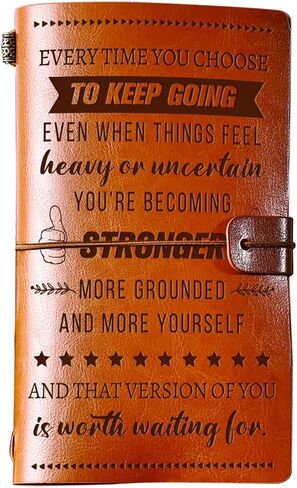 PRSTENLY GIFTS for Men Leather Journal ، 140 صفحة قابلة لإعادة التعبئة ملاحظات عيد ميلاد الذكرى السنوية الملهمة التخرج التقاعد عيد الحب هدايا عيد الميلاد له يا زوج ابن زوجها in Kuwait