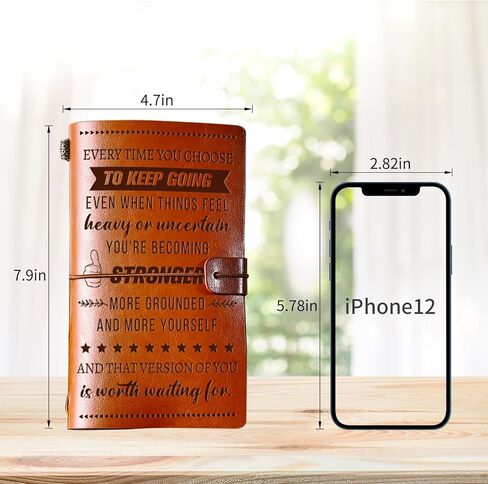 PRSTENLY GIFTS for Men Leather Journal ، 140 صفحة قابلة لإعادة التعبئة ملاحظات عيد ميلاد الذكرى السنوية الملهمة التخرج التقاعد عيد الحب هدايا عيد الميلاد له يا زوج ابن زوجها in Kuwait