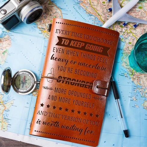 PRSTENLY GIFTS for Men Leather Journal ، 140 صفحة قابلة لإعادة التعبئة ملاحظات عيد ميلاد الذكرى السنوية الملهمة التخرج التقاعد عيد الحب هدايا عيد الميلاد له يا زوج ابن زوجها in Kuwait