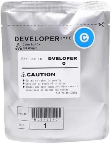 210g DV512 Developer Powder Compatible with BH C224 C284 C364 C454 C554 Photocopy Machines Toner Replacement for Copier(DV512- Yellow) in Saudi Arabia
