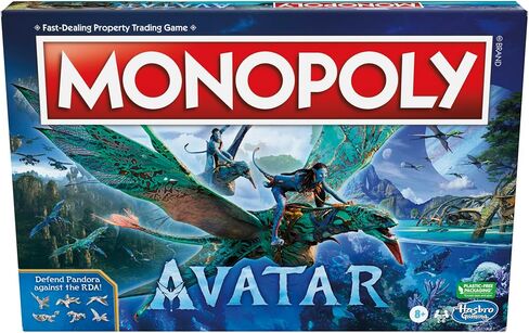 Monopoly: لعبة لوحة Avatar Edition للأعمار 8 وما فوق ، ألعاب عائلية من 2 إلى 6 لاعبين ، ألعاب الأطفال in Saudi Arabia