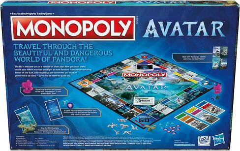 Monopoly: لعبة لوحة Avatar Edition للأعمار 8 وما فوق ، ألعاب عائلية من 2 إلى 6 لاعبين ، ألعاب الأطفال in Saudi Arabia