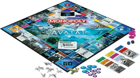 Monopoly: لعبة لوحة Avatar Edition للأعمار 8 وما فوق ، ألعاب عائلية من 2 إلى 6 لاعبين ، ألعاب الأطفال in Saudi Arabia