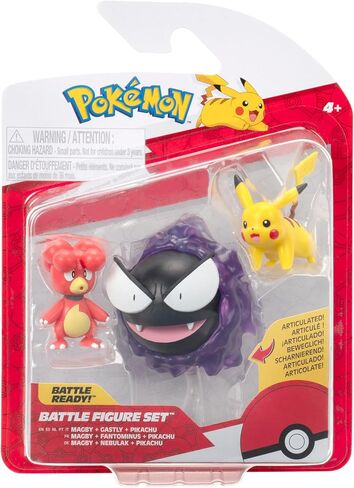 Pokémon Clip ‘N’ Go Pikachu and Love Ball - Includes 2-Inch Battle Figure and Love Ball Accessory in Saudi Arabia