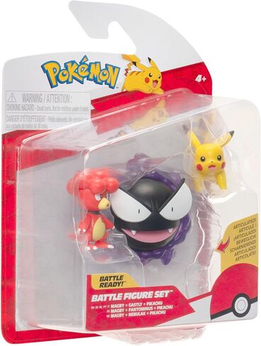 Pokémon Clip ‘N’ Go Pikachu and Love Ball - Includes 2-Inch Battle Figure and Love Ball Accessory in Saudi Arabia