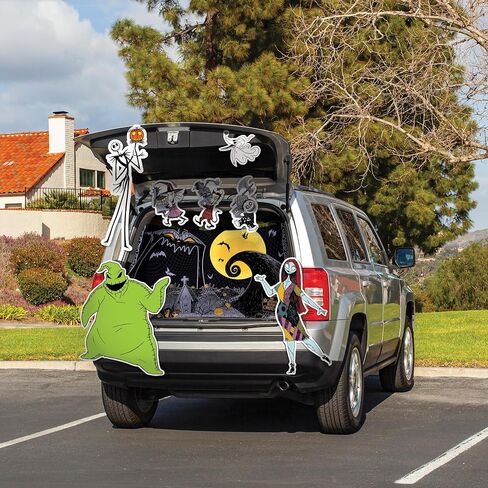 Disney Nightmare Before Christmas Treat Your Trunk Kit, Official Disney Trunk or Treat Car Decoration Set in Saudi Arabia