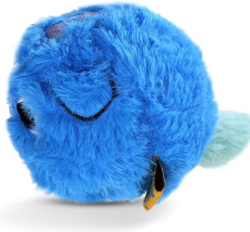 Dog Squeaky Toy, No Stuffing Plush Ball Dog Toy for Small Meduim Breed, Indestructible Puppy Chew Toys for Teething Chewing Interactive Fetch Play to Keep Them Busy, Blue, 3.1Inch in Kuwait