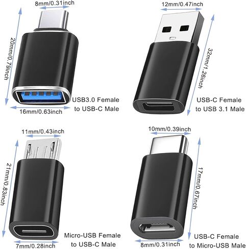 محولات USB من النوع A - 3 أنماط، قطعتان لكل منهما in Saudi Arabia