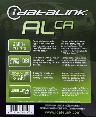 idatalink ALCA البدء عن بعد وناقل البيانات Interfuse in Saudi Arabia
