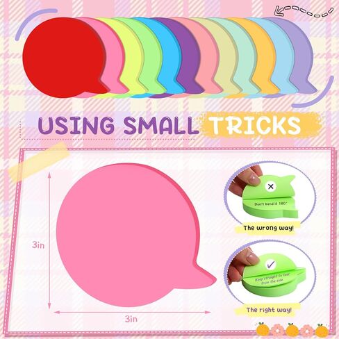 Leinuosen 24 عبوات لطيفة الملاحظات اللزجة 3 بوصة ، 100 ورقة/وسادة ، ألوان زاهية وسادات ذات وسادات ذاتية وسادات متعددة ألوان لزجة الملاحظات اللزجة لتزويد مكتب الفصول الدراسية (على شكل قلب) in Kuwait