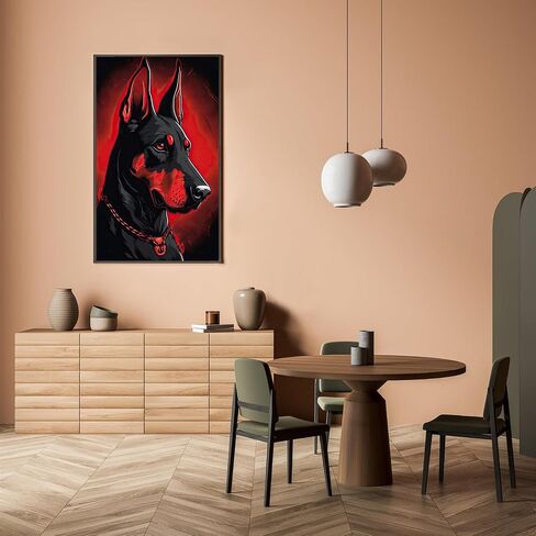 Dog Diamond Art Kits for Adults, Animals 5D Diamond Painting Kits for Adults, DIY Gem Painting, Crafts for Adults, Dimond Art Paintings Kit, Full Drill Diamond Dot for Home Wall Decor 19.6 X 11.8 Inch in Saudi Arabia