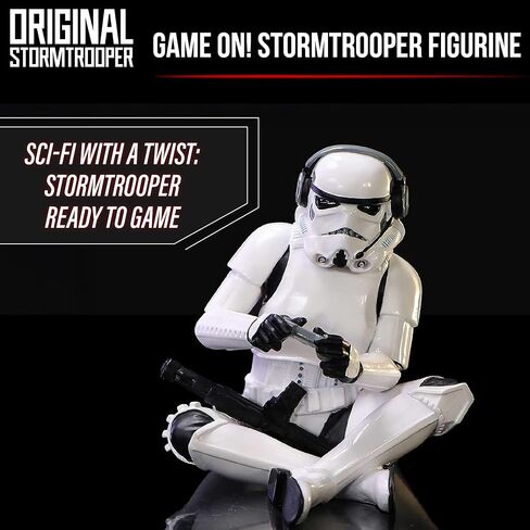 العدو الآن لعبة Stormtrooper! تمثال ، ديكور للألعاب والألعاب والخيال العلمي للمرخصين ، ديكور للألعاب والخيال العلمي للجماهير. in Kuwait