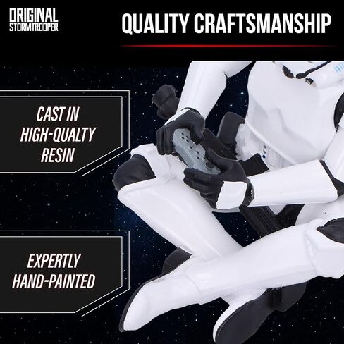 العدو الآن لعبة Stormtrooper! تمثال ، ديكور للألعاب والألعاب والخيال العلمي للمرخصين ، ديكور للألعاب والخيال العلمي للجماهير. in Kuwait