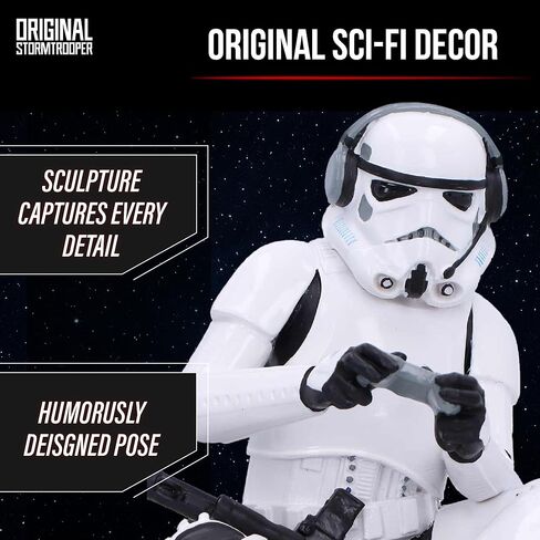 العدو الآن لعبة Stormtrooper! تمثال ، ديكور للألعاب والألعاب والخيال العلمي للمرخصين ، ديكور للألعاب والخيال العلمي للجماهير. in Kuwait
