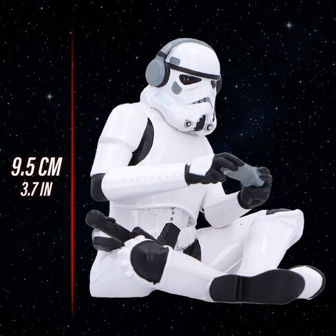 العدو الآن لعبة Stormtrooper! تمثال ، ديكور للألعاب والألعاب والخيال العلمي للمرخصين ، ديكور للألعاب والخيال العلمي للجماهير. in Kuwait