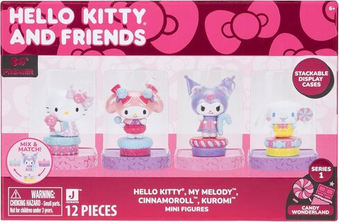 Jazwares Hello Kitty® and Friends 2-Inch Candy Wonderland Mini Figure 4-Pack - Officially Licensed Sanrio Product from Ages 6+ in Saudi Arabia