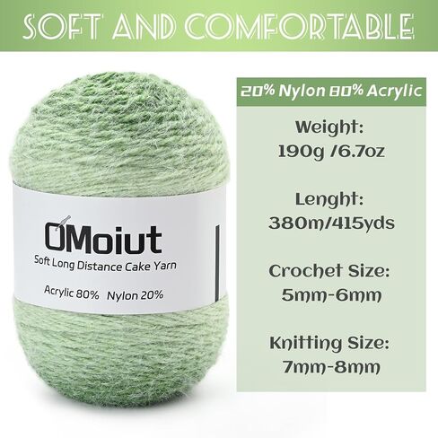 3 Pack Ombre Crochet Yarn Cake - Baby Blanket Yarn for Crocheting Soft - 20% Nylon 80% Acrylic Amigurumi Yarn - 570g/20.1oz Gradient Yarns for Crocheting &Crafts(3 Rose) in Saudi Arabia