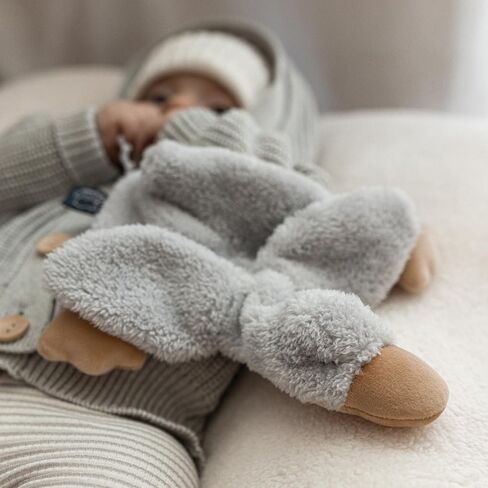 Helga The Goose, Pacifier Holder, Security Blanket Lovey, Infant Stuffed Toy, 9.8 Inches (Pack of 1) (Cannoli Cream) in Saudi Arabia