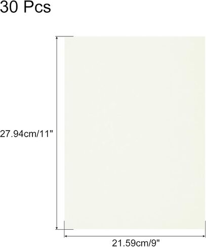 Meccanixity 30 ورقة Golden Yellow Cardstock 9 "× 11" ، ورقة طابعة سميكة 110GSM للحرف اليدوية ، الدعوات ، صنع البطاقات ، سجل القصاصات ، الرسم in Saudi Arabia