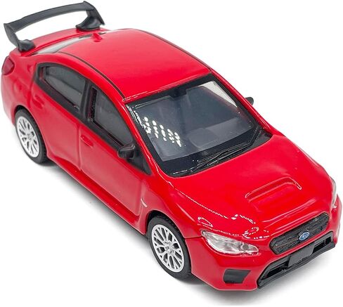 1:43 مقياس 2020 Impreza Wrx STI S209 طراز لعبة سيارة دييكاست للألعاب الرياضية الرياضية سيدان سبيان سبيكة مركبة الظهر ، ألعاب مجموعة رجالي للأولاد ، هدايا الأطفال ، ريد. in Kuwait