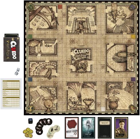 Glue Board Game Treachery في Tudor Mansion ، لعبة غرفة الهروب ، ألعاب الغموض القتل ، ألعاب العائلة التعاونية ، تتراوح أعمارهم بين 10 وما فوق ، 1-6 لاعبين in Kuwait