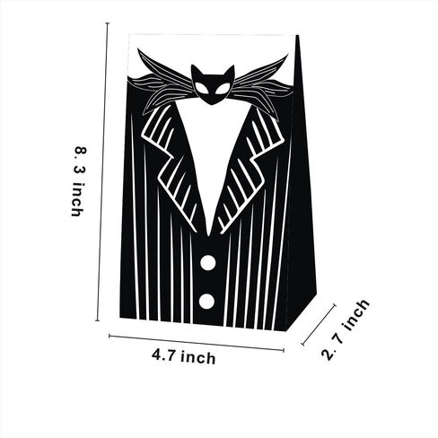 EKIH 12pcs Nightmare Birthday Party Gift Bags Goodie Bags,Nightmare Party Supplies for Kids Birthday Decorations in Kuwait