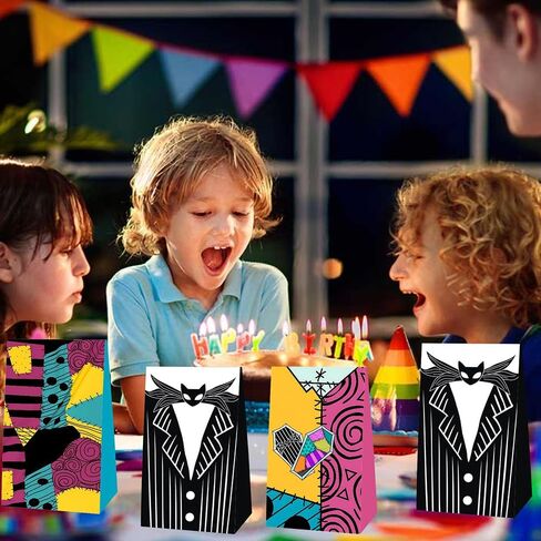 EKIH 12pcs Nightmare Birthday Party Gift Bags Goodie Bags,Nightmare Party Supplies for Kids Birthday Decorations in Kuwait