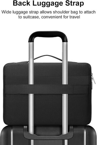 Mosiso متوافق مع MacBook Air 13 بوصة Case 2024 2023 2022 الإصدار M3 A3113 M2 A2681 مع معرف اللمس ، غطاء القشرة الصلبة البلاستيكية الواقية متوافقة مع Macbook Air 13.6 بوصة وحقيبة ، أسود ، أسود in Saudi Arabia