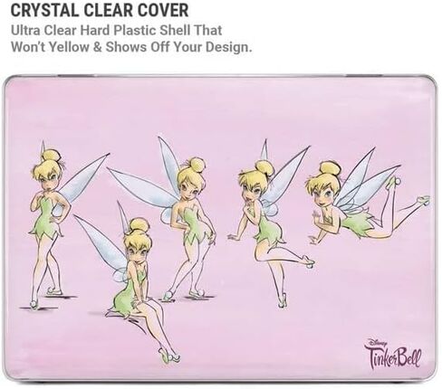 Skinit Case + Skin Accompated مع MacBook Pro 16in (2021) - تصميم ألوان مياه Disney Tinker Bell المرخصة رسميًا in Saudi Arabia