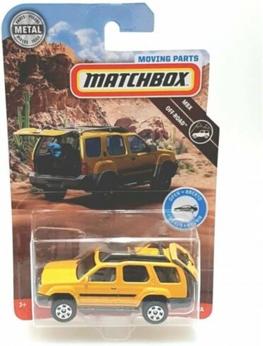 Matchbox Moving Parts MBX Off-Road 2000 Xterra (Yellow) 1:64 Scale in Saudi Arabia