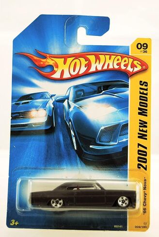 Hot Wheels '66 Chevy Nova Black (2007 New Models) in Saudi Arabia