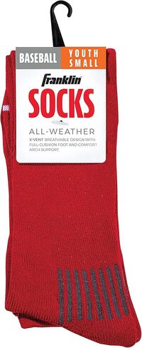 Franklin Sports Youth Baseball + Softball Socks - البيسبول + جوارب الركبة اللينة للأطفال - بنين + جوارب رياضية طويلة in Saudi Arabia