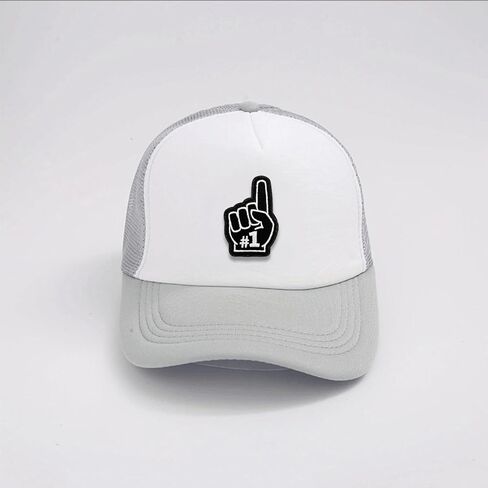 12pcs واحد أصبع تحية أصابع واحد رقم 1 الحديد على بقع مطرزة على الماكينة تطريز لعبة التشجيع الرياضية يوم الشاحن in Saudi Arabia