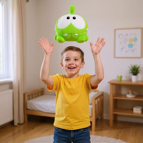 OM NOM Plush Toy - 7.5 "حيوان ناعم من Cut the Rope Game - Zeptolab الرسمي - هدية Monster Green Monster للأطفال والمشجعين in Saudi Arabia