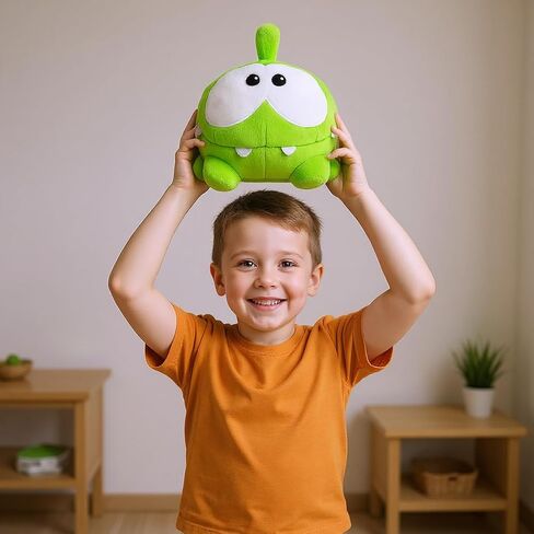 OM NOM Plush Toy - 7.5 "حيوان ناعم من Cut the Rope Game - Zeptolab الرسمي - هدية Monster Green Monster للأطفال والمشجعين in Saudi Arabia