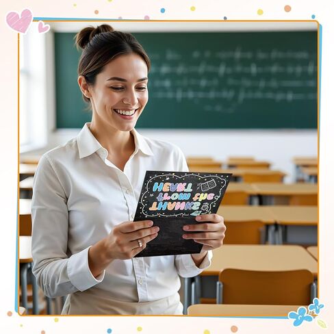 60 Fun Thank You Cards with Envelopes and Stickers, 6 Vibrant Designs Thank You Notes Set - 4x6 Inch Greeting Card with Colorful Cover for Birthday, Wedding, Baby Shower, Graduation, Bridal Shower in Kuwait